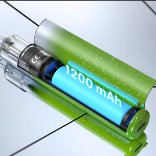 Autonomie batterie du Cyber G Slim 1200 mAh